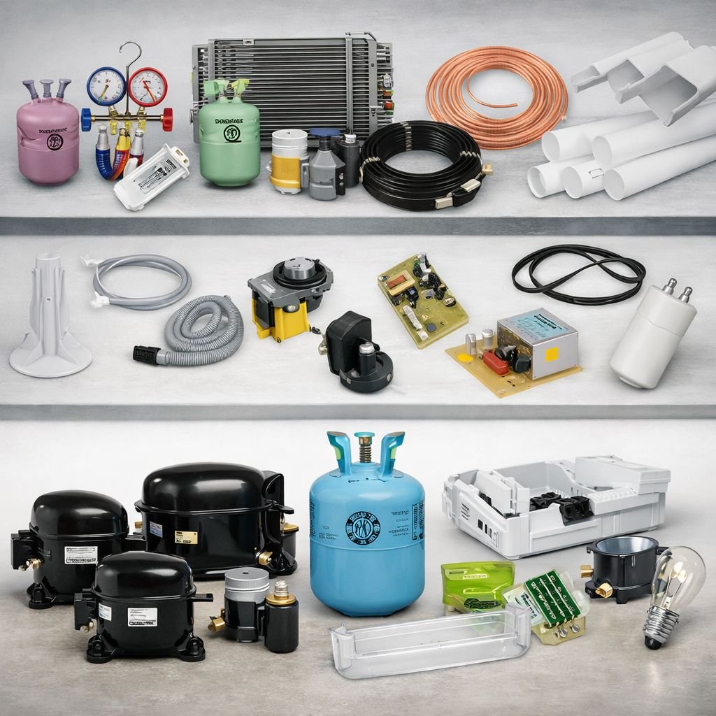 Materiais de refrigera&ccedil;&atilde;o